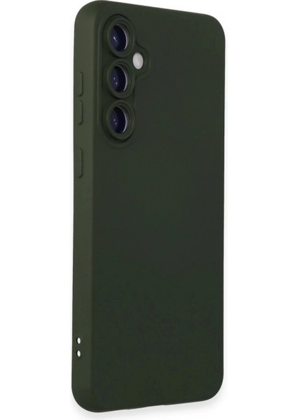 Samsung Galaxy S23 Fe Kılıf Nano Içi Kadife Silikon - Koyu Yeşil (K95) fiyatları