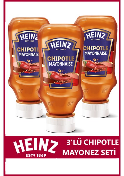 Chipotle Mayonez 225 gr x 3 Adet