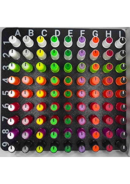 Dragon Eye Knob Çok Renkli Universal Yön Ayarlı ve Her Midi’ye Uyumlu Cap, 1 Adet Neon Knobs