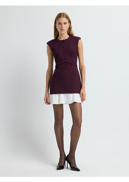 Kolsuz Mini Elbise Murdum 12445765000