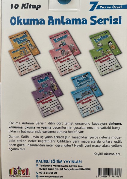 Okuma Anlama Serisi fiyatları