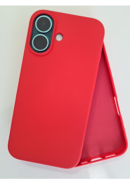 İphone 16 İle Uyumlu LOGOSUZ İçi Kadife Esnek Silikon Lansman Kılıf