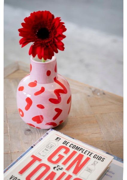 – Rosita Leopardo Lindo El Boyaması Vazo