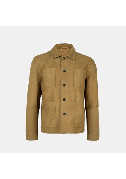 Erkek Hardal Gömlek Yaka Nubuk Ceket fırsatları