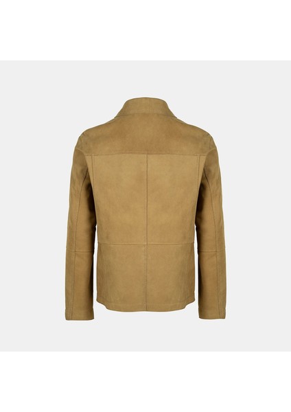 Erkek Hardal Gömlek Yaka Nubuk Ceket indirimleri