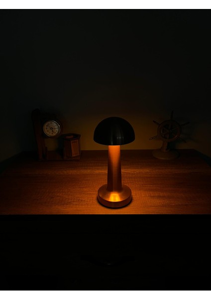 Bakır Rengi Lizbon Şarjlı Masa Lambası