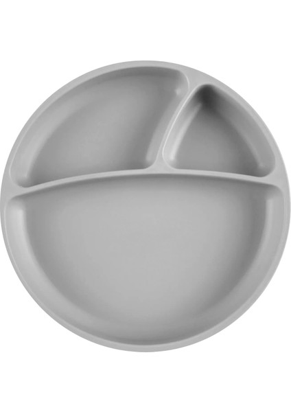 Porsiyon Vakum Tabanlı Silikon Tabak Powder Grey