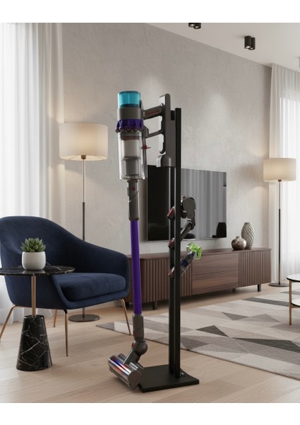 Artimet PRO-DS001 Dikey Süpürge Standı "siyah" Dyson Gen5 Uyumlu