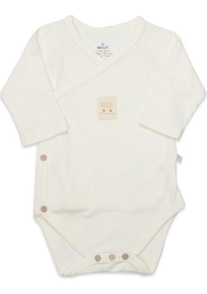 bulurum bistyle organic modal flying balloons kruvaze uzun kol body bs17121 ekru