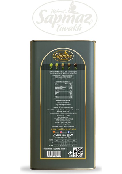 Taş Baskı Soguk Sıkım Zeytinyağı 5 Litre fiyatları