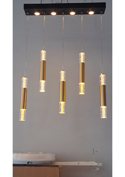 Üç Renk Kumandalı LED Sarkıt Avize