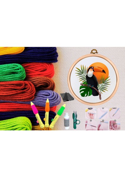 Punch Seti Nakış Seti Kasnaklı Kendin Yap Seti Seri 22