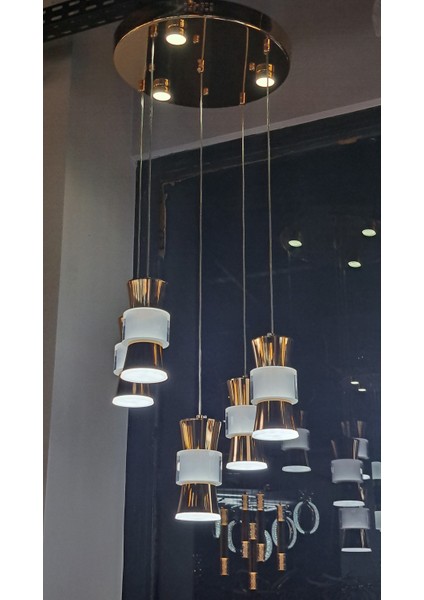 Üç Renk Kumandalı LED Sarkıt Avize