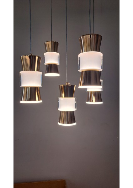 Üç Renk Kumandalı LED Sarkıt Avize