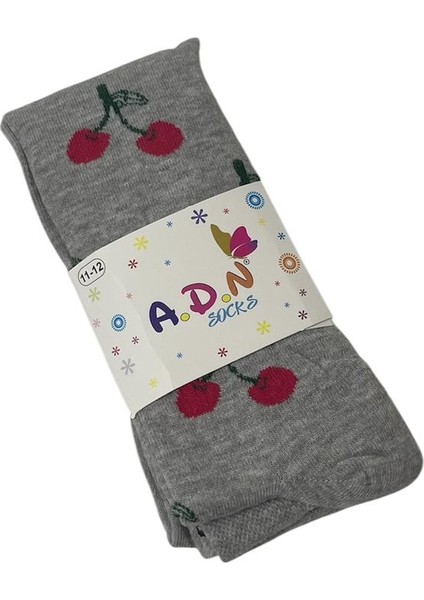 Kiraz Desenli Külotlu Çorap