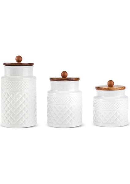 Lattice 3'lü Seramik Baharat Takımı indirimleri