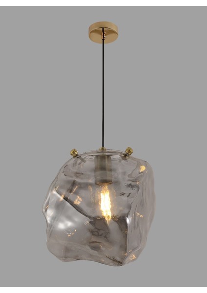 Buzz Model Tekli Sarkıt Avize Gri 23 cm modelleri