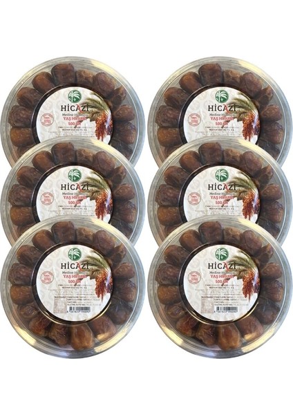 Sukkari Taze-Yaş Hurma 6'lı (500GRX6)(3KG)
