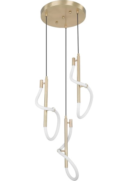 Ledli Yuvarlak Avize