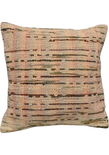 Yeni El Dokuma Dekoratif Kilim Kırlent Yastık Kılıfı 6525