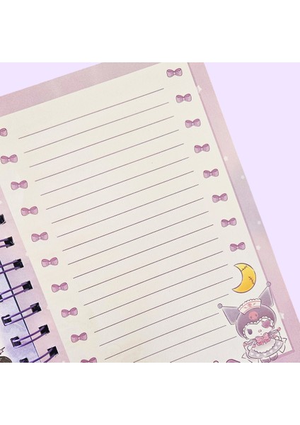Kuromi 3D Kapaklı Mor Spiralli Defter – Sevimli & Trend Kawaii Tarzı indirimleri