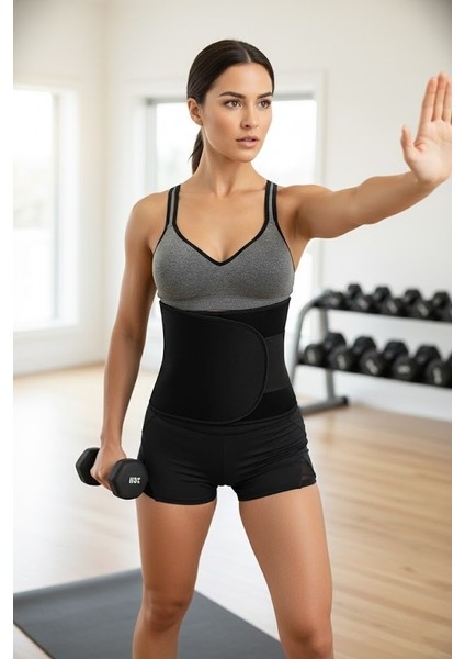 Pvc 4 mm Kalınlıkta Pilates Yoga Minderi, Termal Bel Kemeri Terleme Egzersiz Jimnastik fırsatları