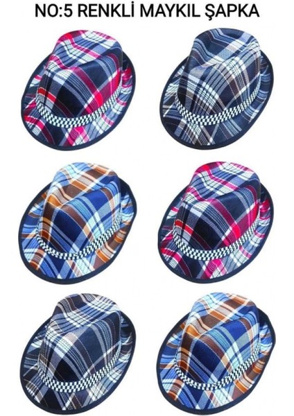 No-5 Renkli Maykıl Şapka (K95)