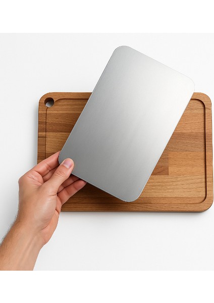 Ahşap Paslanmaz Çelik Kesim ve Sunum Tahtası fiyatları