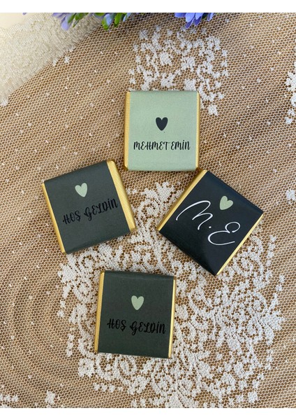 Kişiye Özel Bebek-Nikah-Söz-Özel Günler Çikolatası-40 Adet-Kutusuz fırsatları