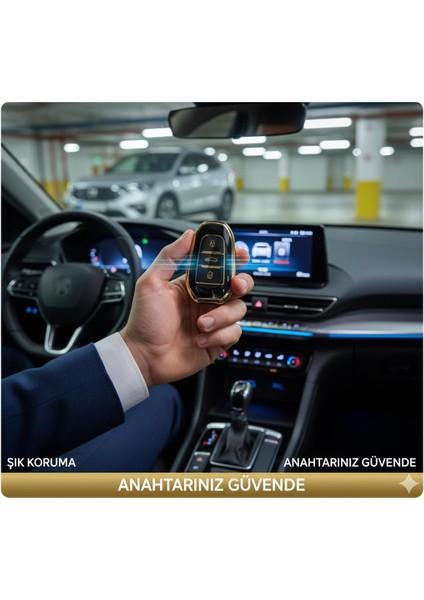 Jetta Metalize Anahtar Kabı Jetta Uyumlu Anahtar Kılıfı E.m