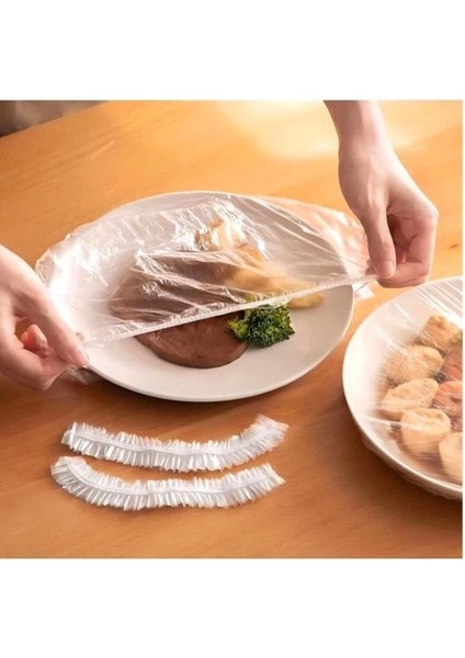 Lastikli Tencere ve Tabak Bonesi 100 Adet (20CM)