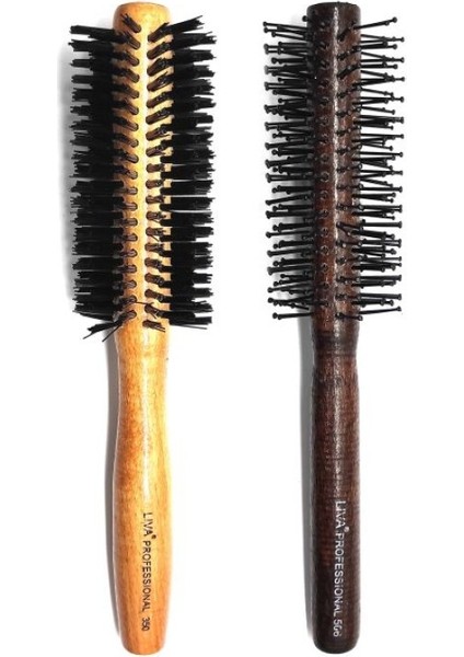 350 - 506 Professıonal Saç ve Fön Fırçası 2 Li Set