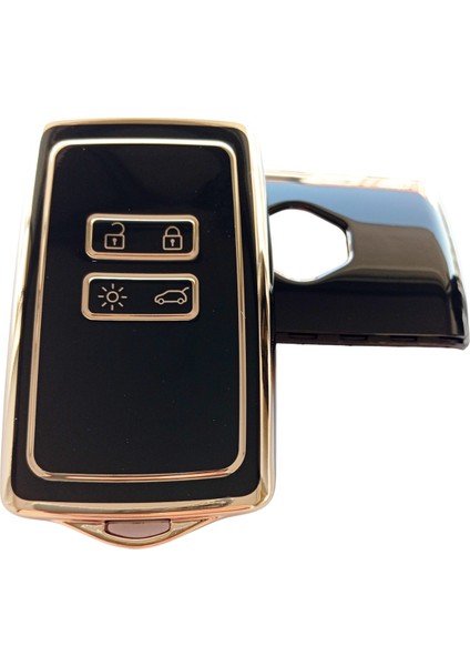 Ford Transit Uyumlu Mavi Kafa Kumanda Kabı Anahtar Kabı Oto Anahtarlık 3 Tuşlu