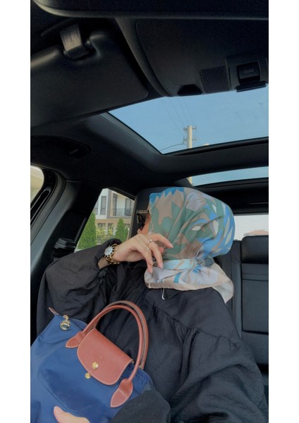 Ipekevi Nihavent Desenli Tivil Ipek Eşarp Bebe Mavi modelleri