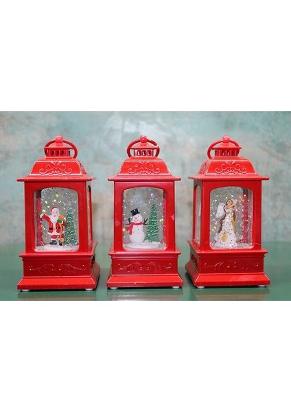 Yılbaşı Temalı Işıklı Müzikli Kar Küresi ALK3222