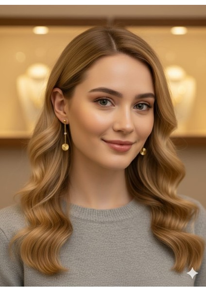 925 Ayar Papatya Silver Kristal Daire Küpe.kalemli Gözlü Top Küpe.rose.gold.rodaj modelleri