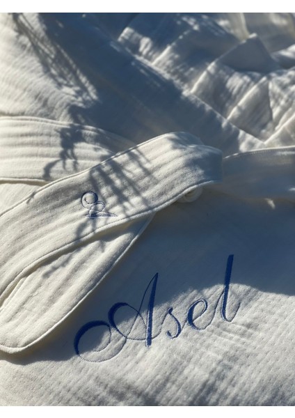 Kişiye Özel Nakışlı %100 Pamuk Dört Kat Müslin Bebek Kundağı indirimleri