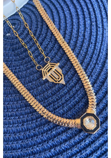 Serenay 2'li Çelik Kolye – Kimler Geldi Kimler Geçti -Lisinya - 98610201-1923 fırsatları