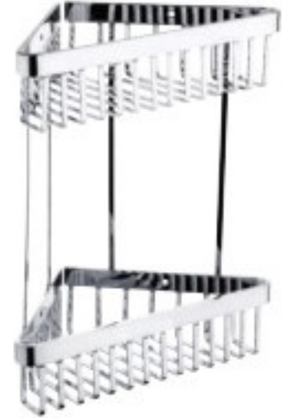 Lama Ikili Köşe Süngerlik Krom