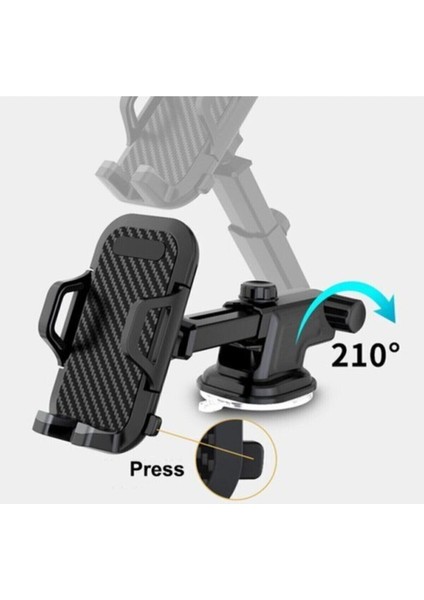 Araç Içi Ayarlanabilir Telefon Tutucu Cam ve Torpido Için Yüksek Kalite Ücret Garantili Beyaz Ç modelleri