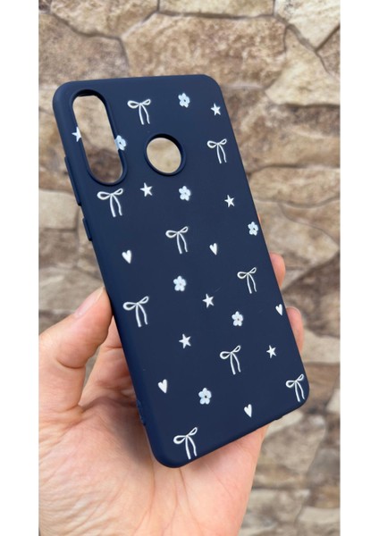 Huawei P30 Lite Uyumlu Mini Fiyonk Desenli Silikon Darbe Emici Klasik Korumalı Rubber Kılıf modelleri