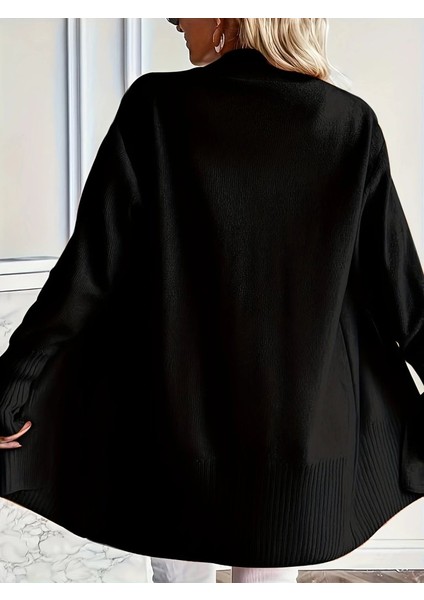 Kadın Uzun Kollu Önü Açık Triko Hırka modelleri