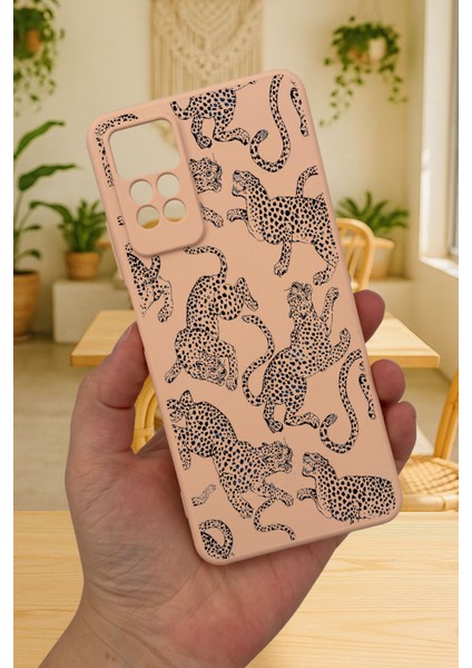Redmi Note 11 Pro/note 12 Pro 4g Leopar Desenli Silikon Darbe Emici Klasik Korumalı Rubber Kılıf