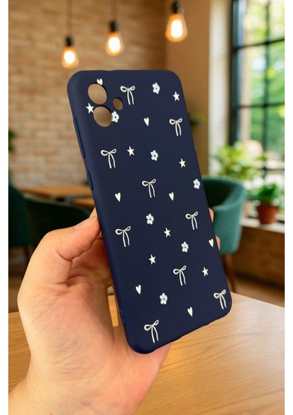 Samsung Galaxy A04 - Mini Fiyonk Desenli Silikon Darbe Emici Klasik Korumalı Rubber Kılıf modelleri