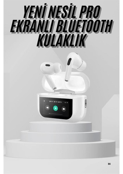 Dokunmatik Ekranlı Air Pro 2 Anc Kulaklık Kablosuz Çok Fonksiyonlu - M699R677-K39699 fiyatları