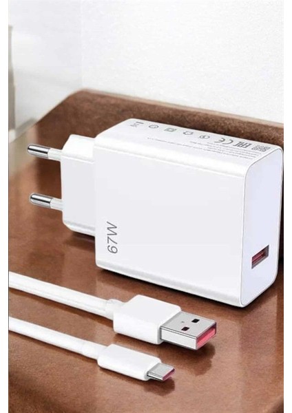 Şarj Aleti 67W Hızlı Şarj Turbo Type-C Uyumlu Şarj Adaptörü Kablosu - M680B880-N97680 fırsatları