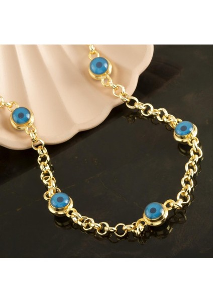 Nazar Zincir Trend Kolye