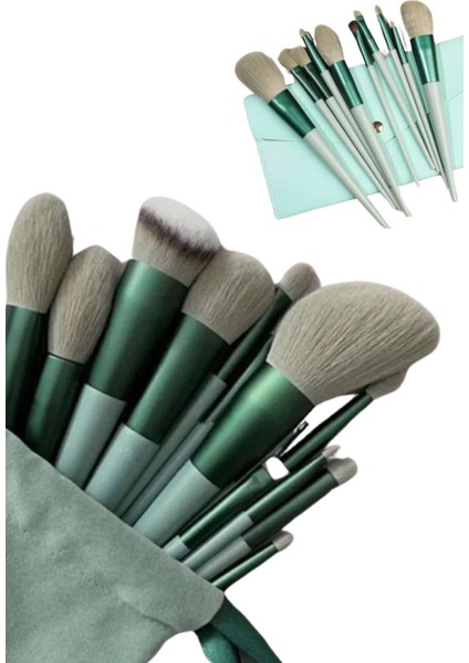 Dayanıklı Makyaj Fırçası Seti 13 Parça Yumuşak Kıllı Fırçalar Allık Fond - T251G575-Z55 modelleri