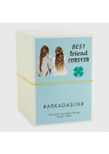 3'lü Arkadaşlık Bileklik Kartı