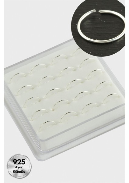 Halka Gümüş Hızma 20 Adet